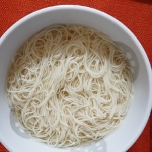 余ったそうめんで☆にゅうめん